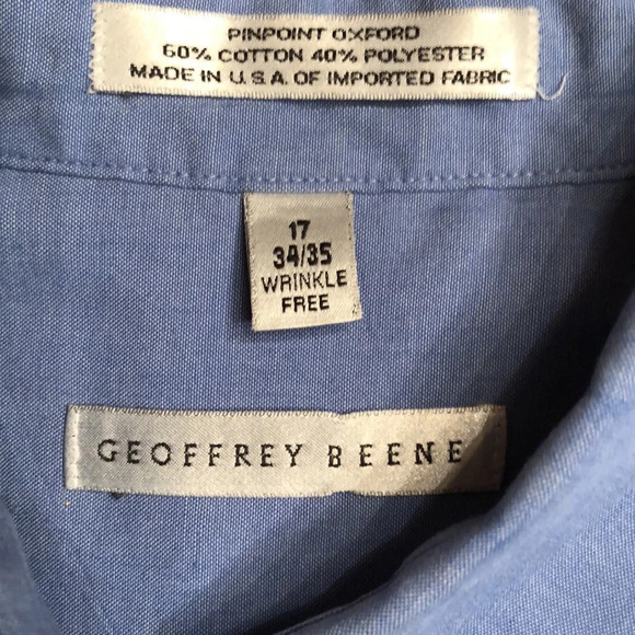 Geoffrey Beene Pinpoint Oxford Dress Shirt - Picture 4 of 7